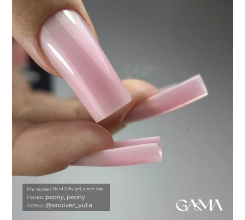 Топ для нігтів GaMa Cover Top Peony, 10 мл