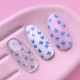 Топ для нігтів Luna Top Butterfly Blue, прозорий, без липкого шару, 13 мл