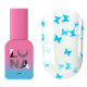 Топ для нігтів Luna Top Butterfly Blue, прозорий, без липкого шару, 13 мл