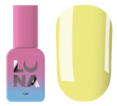 Топ для нігтів Luna Top Glass №11, лимонний, 13 мл