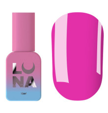 Топ для нігтів Luna Top Glass №12, малиновий, 13 мл