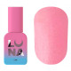 Топ для нігтів Luna Top Matte Sand Peach pink, матовий з персиковою крихтою, без липкого шару, 13 мл