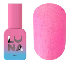 Топ для нігтів Luna Top Matte Sand Pink, матовий з рожевою крихтою, без липкого шару, 13 мл