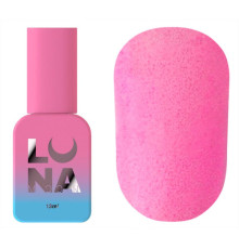 Топ для нігтів Luna Top Matte Sand Pink, матовий з рожевою крихтою, без липкого шару, 13 мл