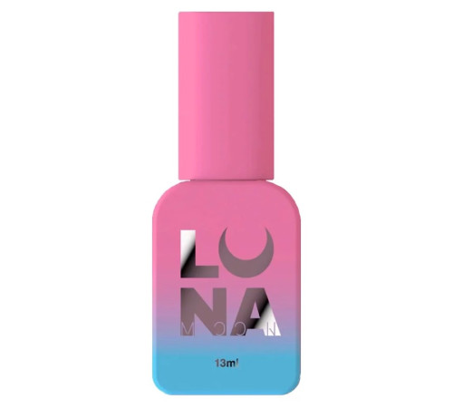 Топ для нігтів Luna Top Non Wipe UV з УФ, прозорий, без липкого шару, 13 мл