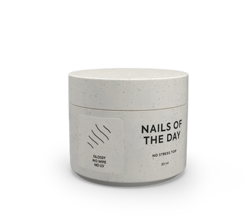 Топ для нігтів NAILSOFTHEDAY Top no Stress no wipe, 30 мл