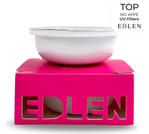 Топ для нігтів Refill Edlen No Wipe top UV Filters з фільтрами, 30 мл