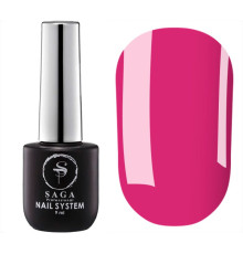 Saga GLASS Top Nail Top No. 04, Stained Glass Raspberry, 10 ml