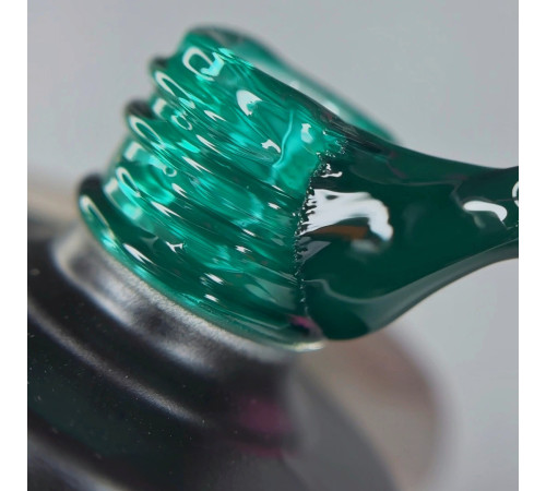 Топ для нігтів Saga GLASS Top №06, вітраж зелений, 9 мл