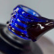 Топ для нігтів Saga GLASS Top №07, вітраж синій, 10 мл