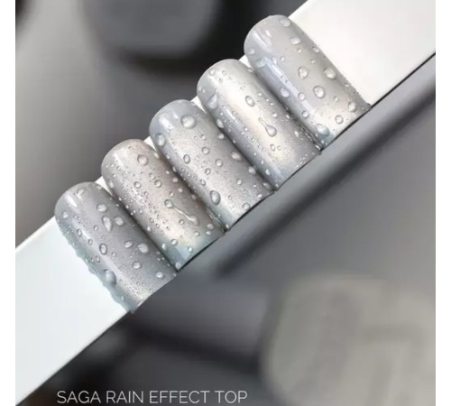 Топ для нігтів SAGA Rain Effect, 10 мл