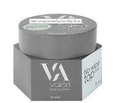 Топ для нігтів Valeri Top Non Wipe, з фільтрами, 30 мл