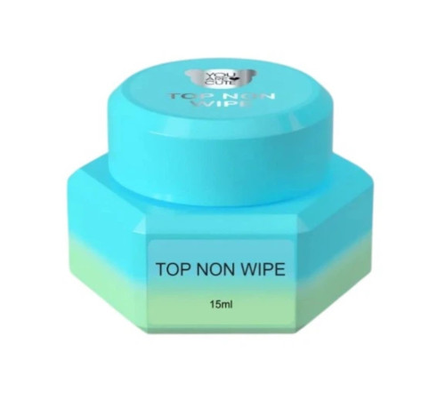 YouAreCute Top Non Wipe Nail Top without sticky layer, 15 ml
