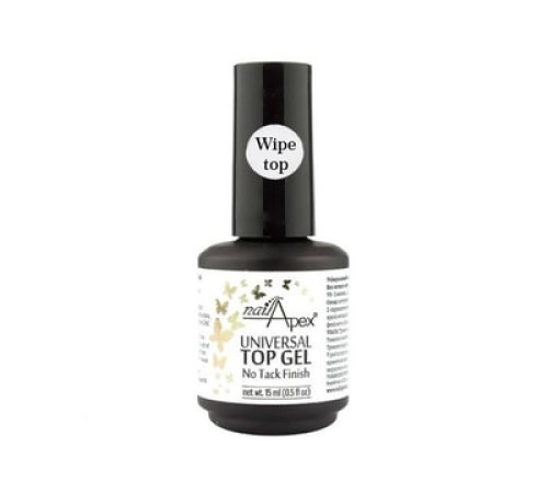 Top rubber for gel nail polish NailApex Thick UV Top Gel with UV with LSH 15 ml