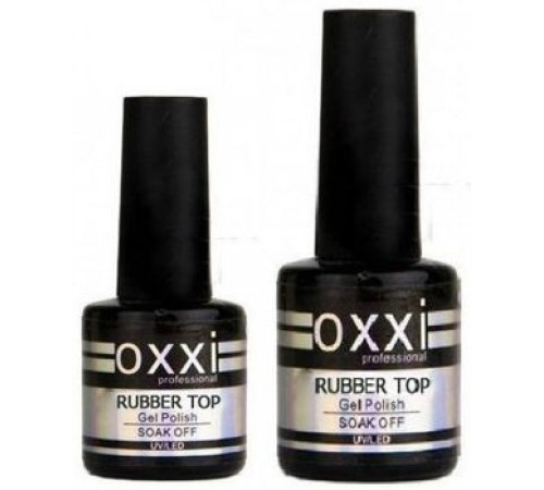 Top rubber for gel varnish OXXI Rubber Top with LSH 15 ml