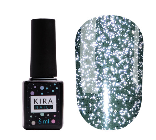 Top reflective Kira Nails Tik Tok No Wipe Top Coat, 6 ml