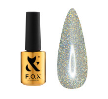 Reflective top for FOX Flash Opal gel polish with opal sparkles, 6 ml