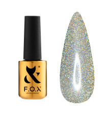 Reflective top for FOX Flash Opal gel polish with opal sparkles, 6 ml