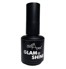 Top super gloss NailApex Glam Shine without LSH 15 ml