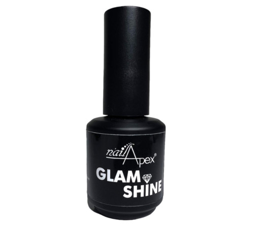 Top super gloss NailApex Glam Shine without LSH 15 ml