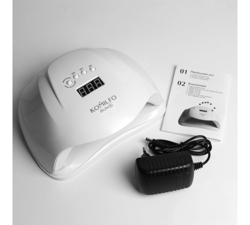 Universal LED / UV lamp SunX Komilfo 54 W White