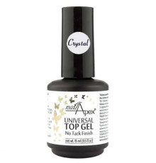 Универсальный топ-гель Universal top gel Crystal NailApex без УФ без липкого слоя 15 мл