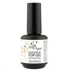 Универсальный топ-гель Universal top gel NailApex из УФ без ЛЖ 15 мл