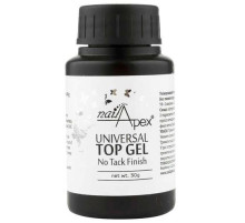 Універсальний топ-гель Universal top gel NailApex з УФ без ЛШ 30 мл