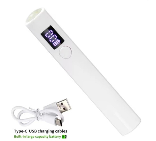 UV LED rechargeable flashlight