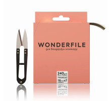 Файл-стрічка для пилки WONDERFILE 160х18, 240 грит