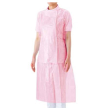 Apron Panni Mlada disposable polyethylene 100 pcs / pack pink