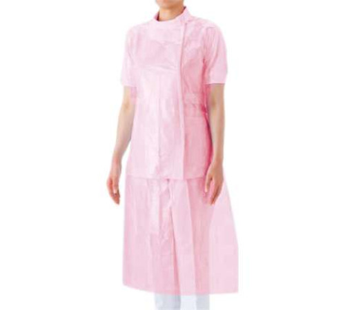 Apron Panni Mlada disposable polyethylene 100 pcs / pack pink