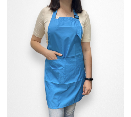 Apron for the master No. 6 is blue