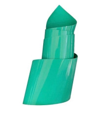 The foil for craquelure is turquoise
