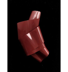 The foil for craquelure is burgundy