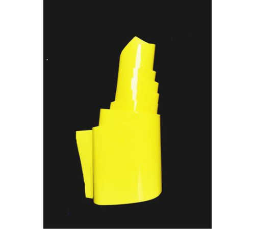 Foil for craquelure is yellow