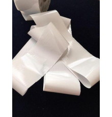 Foil for craquelure is matte white