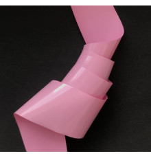 The foil for craquelure is matte pink