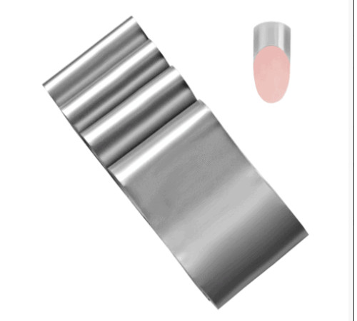 Foil for craquelure matte silver