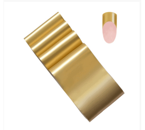 Foil for craquelure matte gold