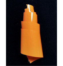 Foil for craquelure is orange