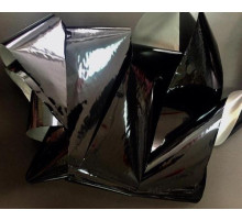 Black craquelure foil