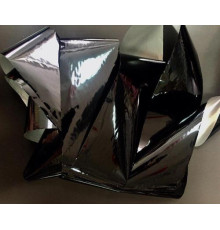 Black craquelure foil