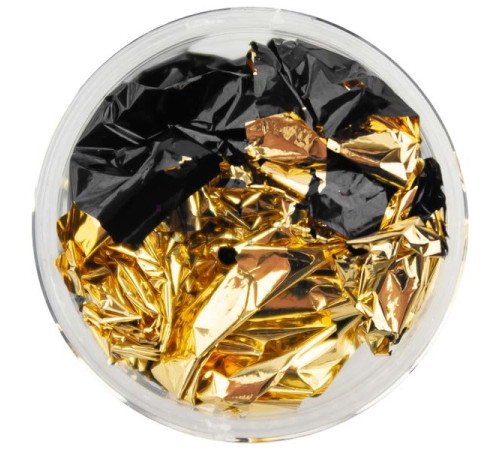 Double-sided black gold foil