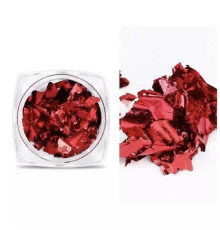 The foil is red