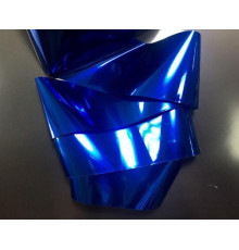 Glossy blue transferable foil for casting