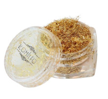 Фольга стружка Komilfo Foil Stripes №01 Gold золота 0,2 г