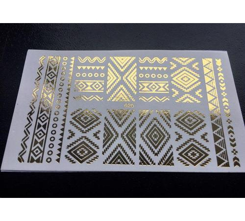 Foiled slider -020 gold