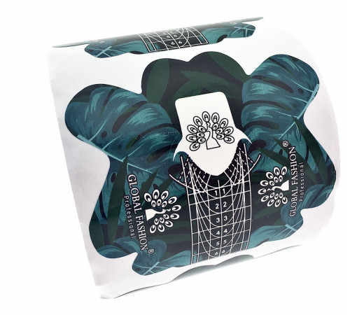 Forms Global dark green leaf 300 pcs