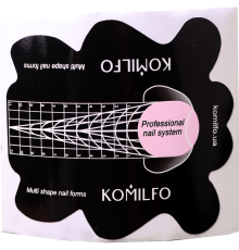 Komilfo multi shape nail forms 100 pcs